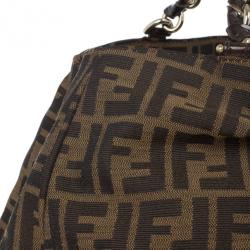 Pre Owned Fendi Monogram Mia Hobo