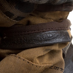 Pre Owned Fendi Tobacco Zucca Canvas Magic Shoulder Bag