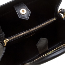 Pre Owned Fendi Black Saffiano Leather Small 2Jours Tote