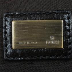 Pre Owned Fendi Zucchino Canvas B.Bag