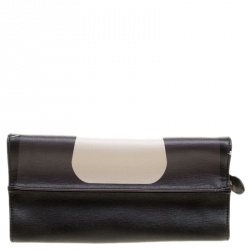 Pre Owned Fendi Black Textured Leather Mini Demi Jour Penguin Shoulder Bag