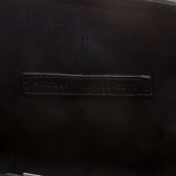 Pre Owned Fendi Black Textured Leather Mini Demi Jour Penguin Shoulder Bag