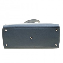 Pre Owned Fendi Grey Saffiano Leather 2Jours Tote