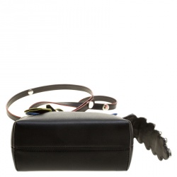 Pre Owned Fendi Black Leather Mini By The Way Crossbody Bag
