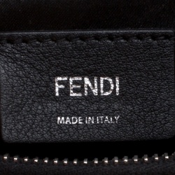 Pre Owned Fendi Black Leather Mini By The Way Crossbody Bag