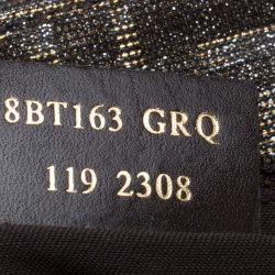 Pre Owned Fendi Metallic Zucca Canvas New Forever Flap Shoulder Bag