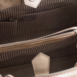 Pre Owned Fendi Beige Saffiano Leather 2Jours Tote