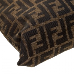 Pre Owned Fendi Tobacco Zucca Canvas Vintage Tote
