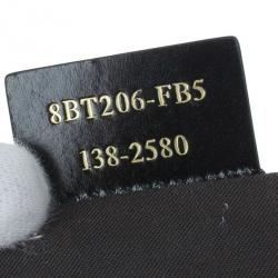 Pre Owned Fendi Black Zucchino Leather Spalmati Crossbody Bag