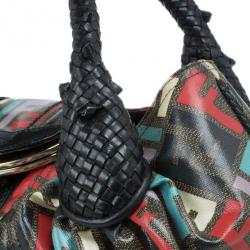Pre Owned Fendi Multicolor Coated Canvas Spy Bag