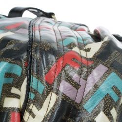 Pre Owned Fendi Multicolor Coated Canvas Spy Bag