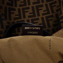 Pre Owned Fendi Brown Vertical Chef Shopping Bag