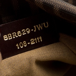 Pre Owned Fendi Tobacco Zucca Canvas Large Chef Tote