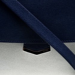 Pre Owned Fendi Multicolor Textured Leather Small Demi Jour Shoulder Bag