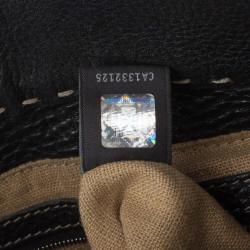 Pre Owned Fendi Black Selleria Tote