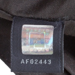 Pre Owned Fendi Beige/White Canvas and Leather B Shoulder Bag