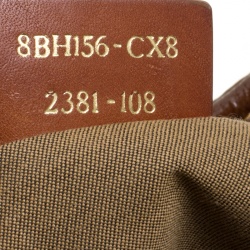 Pre Owned Fendi Tobacco Zucca Canvas and Leather Chef Shopper Tote