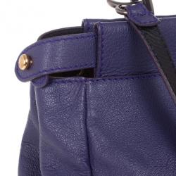 مملوكة مسبقًا Fendi Purple Leather Mini Peekaboo