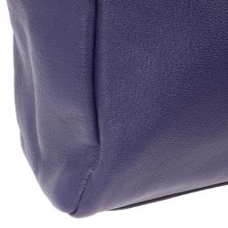 مملوكة مسبقًا Fendi Purple Leather Mini Peekaboo