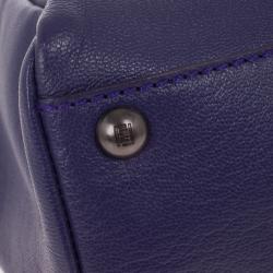 مملوكة مسبقًا Fendi Purple Leather Mini Peekaboo