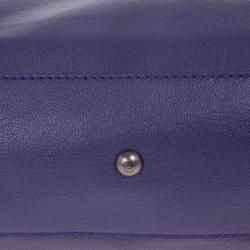 مملوكة مسبقًا Fendi Purple Leather Mini Peekaboo