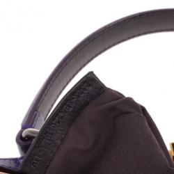 مملوكة مسبقًا Fendi Purple Leather Mini Peekaboo