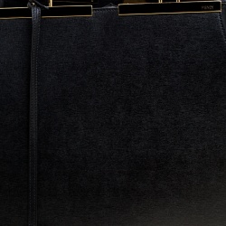 Pre Owned Fendi Black Leather 3Jours Tote