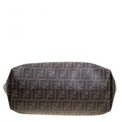 Pre Owned حقيبة يد فندي سبلماتي رول شوبر كانفاس مقوى زوكا توباكو