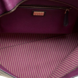 Pre Owned حقيبة يد فندي سبلماتي رول شوبر كانفاس مقوى زوكا توباكو