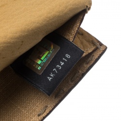 Pre Owned Fendi Tan Selleria Leather Compact Wallet