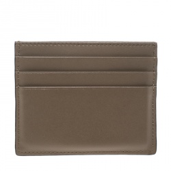 Pre Owned Fendi Beige Leather 6CC Card Holder