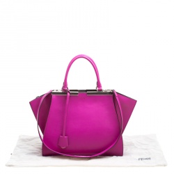 Pre Owned Fendi Hot Pink Leather 3Jours Tote