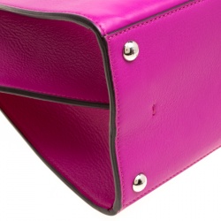 Pre Owned Fendi Hot Pink Leather 3Jours Tote