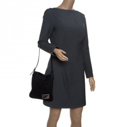 Pre Owned Fendi Black Neoprene Bag