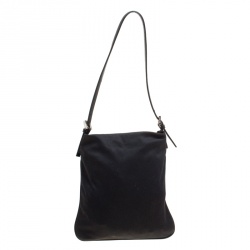 Pre Owned Fendi Black Neoprene Bag