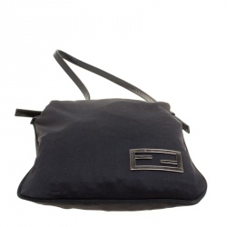 Pre Owned Fendi Black Neoprene Bag