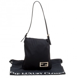 Pre Owned Fendi Black Neoprene Bag