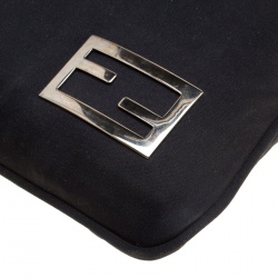 Pre Owned Fendi Black Neoprene Bag