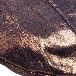 Pre Owned Fendi Holographic Shimmering Leather Shoulder Bag