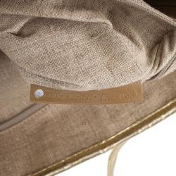 Pre Owned Fendi Gold Matrioska Woven Tote