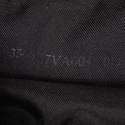 Pre Owned Fendi Black Zucchino Jacquard Shoulder Bag