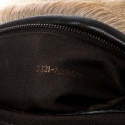 Pre Owned Fendi Beige/Brown Fur Shoulder Bag