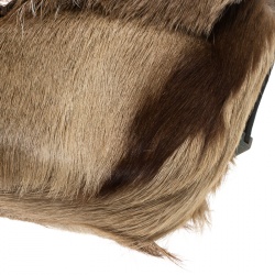 Pre Owned Fendi Beige/Brown Fur Shoulder Bag