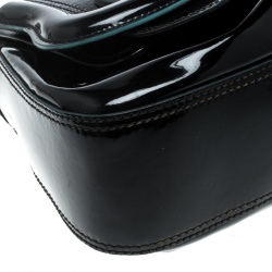 Pre Owned Fendi Black Patent Leather B Shoulder Bag
