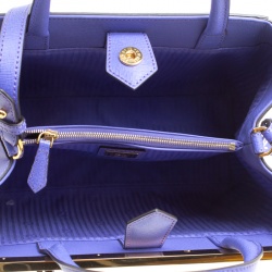 Pre Owned Fendi Lilac Saffiano Leather Small 2Jours Top Handle Bag