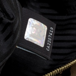 Pre Owned Fendi Black/Brown Leopard Print Canvas Large Mia Tote