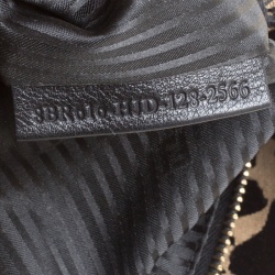 Pre Owned Fendi Black/Brown Leopard Print Canvas Large Mia Tote