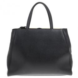 مملوكة مسبقًا Fendi Black Leather 2Jours Tote