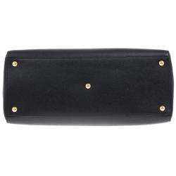 مملوكة مسبقًا Fendi Black Leather 2Jours Tote