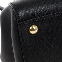 مملوكة مسبقًا Fendi Black Leather 2Jours Tote